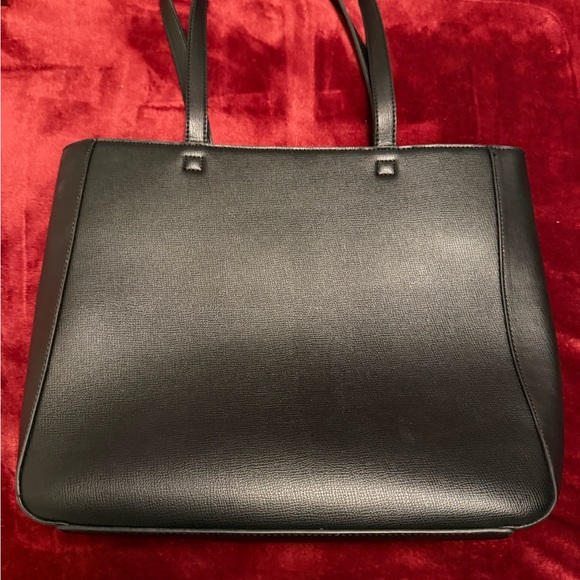 Karl Lagerfeld Black Tote with Eiffel Tower Patch - Picture 5 of 6